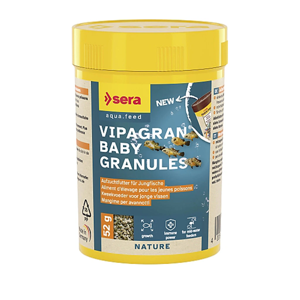 Vipagran Baby ist ein Spezialfutter für Jungfische und kleine Fischlarven in Aquarien.