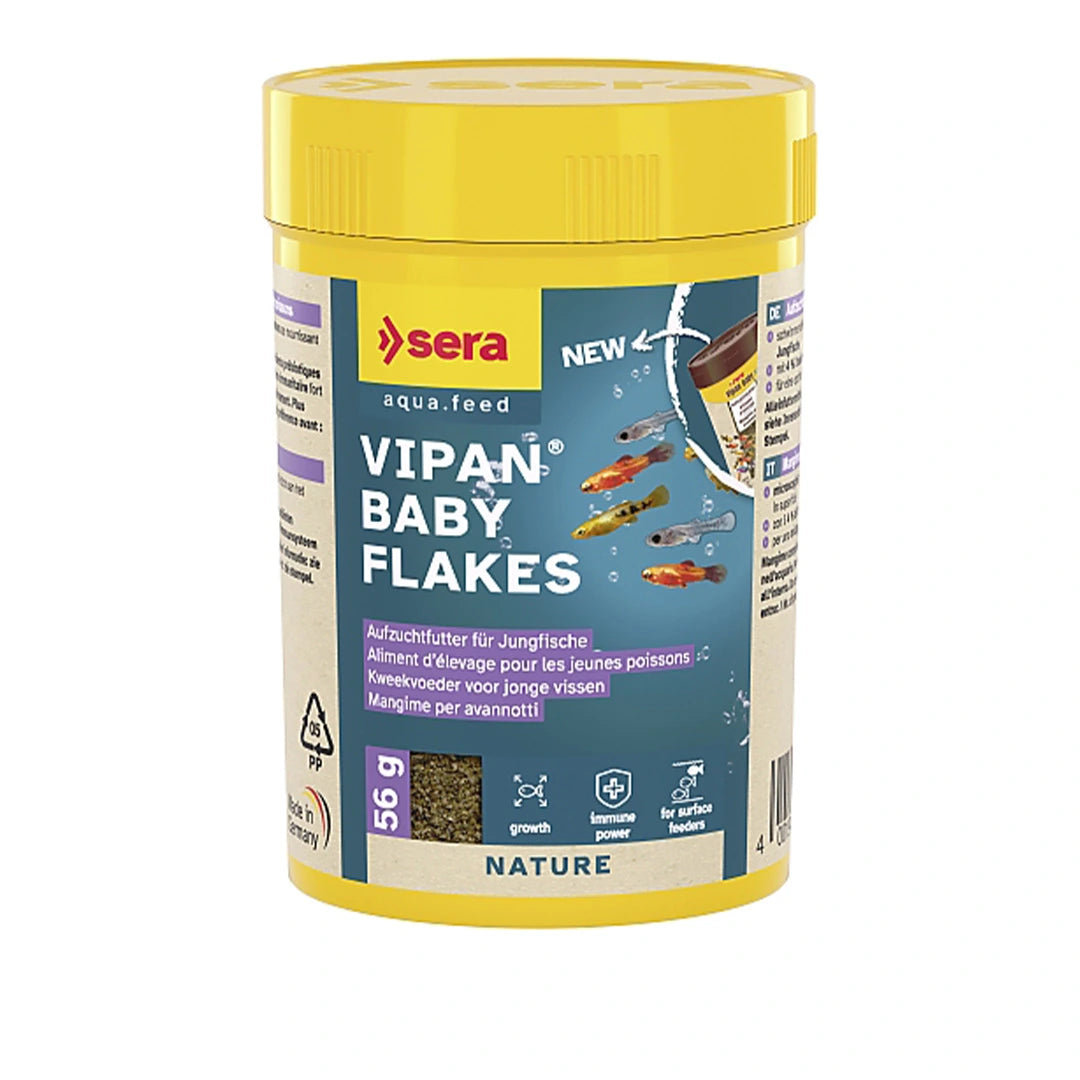 Vipan baby ist ein Spezialfutter für Jungfische und kleine Fischarten im Aquarium.