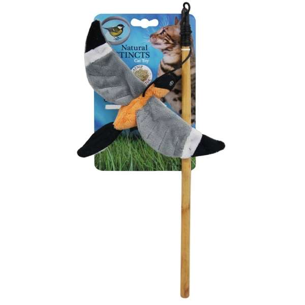 All for Paws Natural Instincts Katzenangel fliegender Vogel