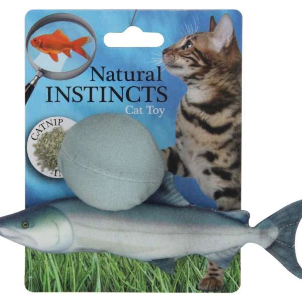 All for Paws Natural Instincts Fisch mit Ball