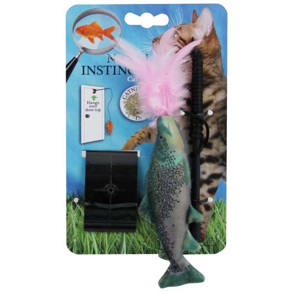 All for Paws Natural Instincts Türhänger Fisch mit Feder