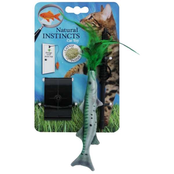 All for Paws Natural Instincts Türhänger Fisch mit Feder