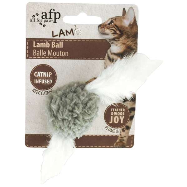 All for Paws Lammfellball mit Vogelsound