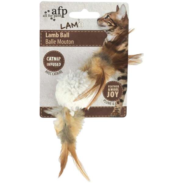 All for Paws Lammfellball mit Vogelsound