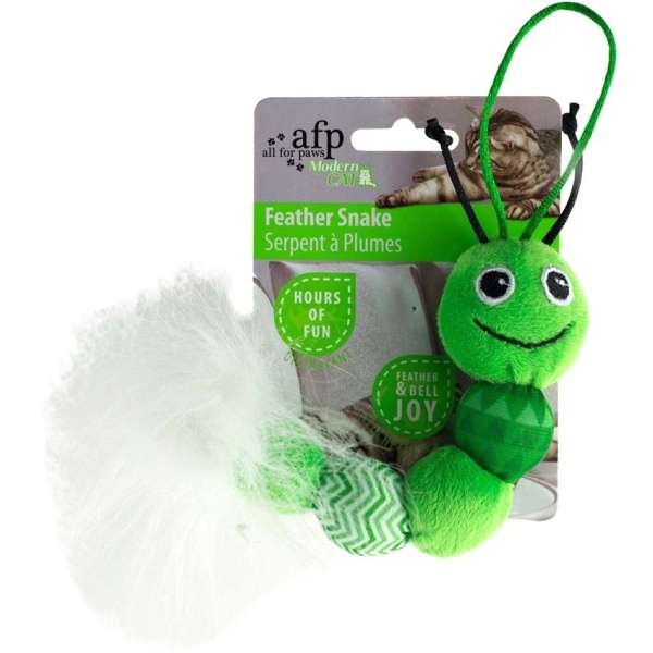 All for Paws Modern Cat Feather Snake