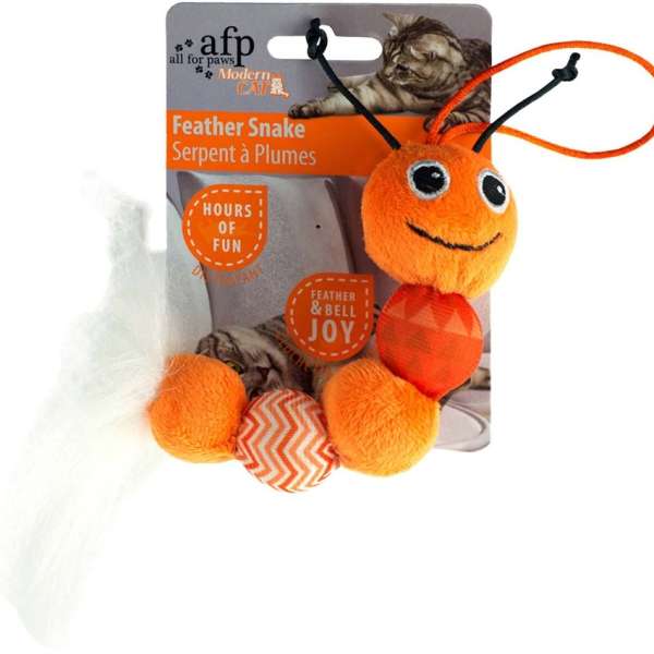 All for Paws Modern Cat Feather Snake