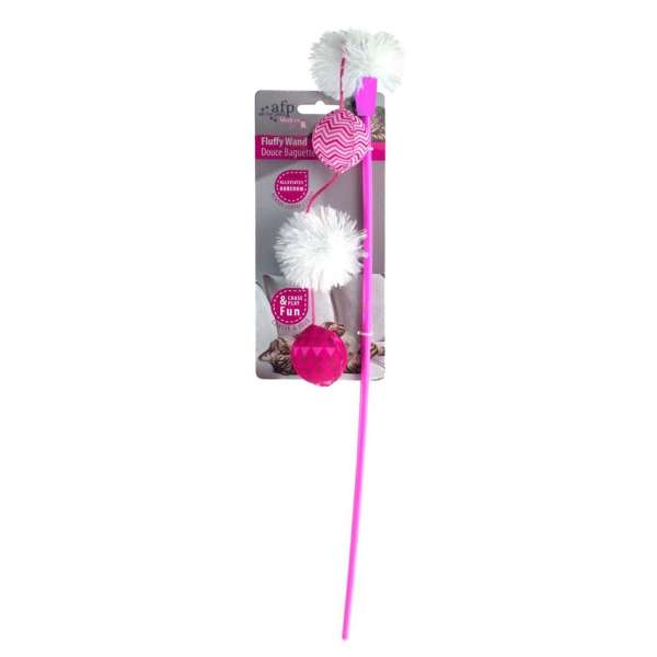 All for Paws Modern Cat Katzenangel Fluffy Wand