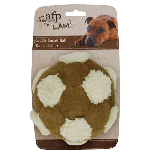 All for Paws Soccerball mit Lammfell