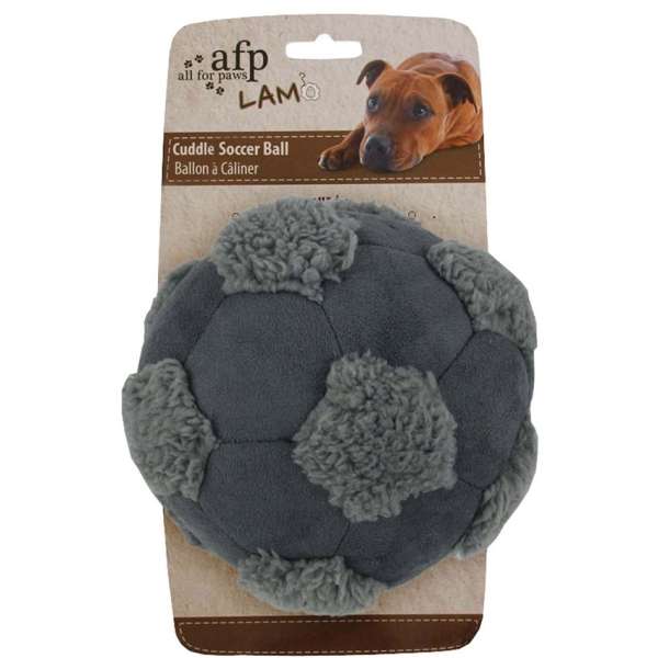 All for Paws Soccerball mit Lammfell