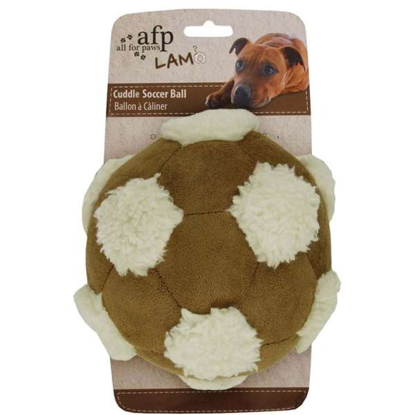 All for Paws Soccerball mit Lammfell