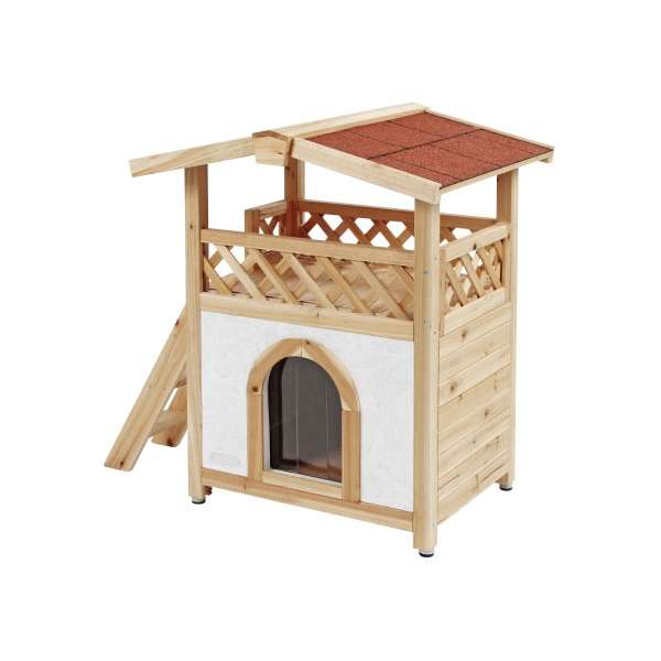 Kerbl isoliertes Katzenhaus Tyrol Alpin für den Winter im Garten