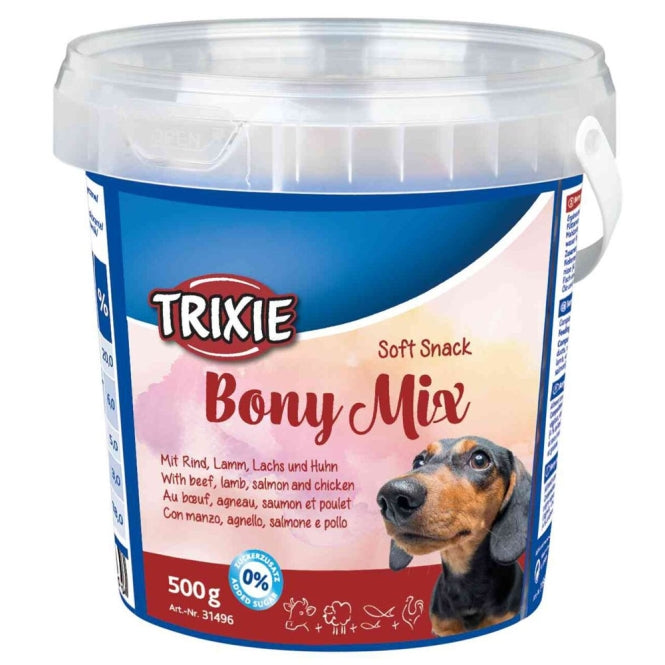 Trixie Soft Snack Bony Mix im Eimer
