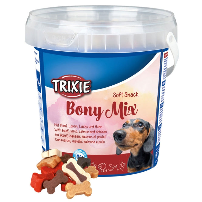 Trixie Soft Snack Bony Mix im Eimer