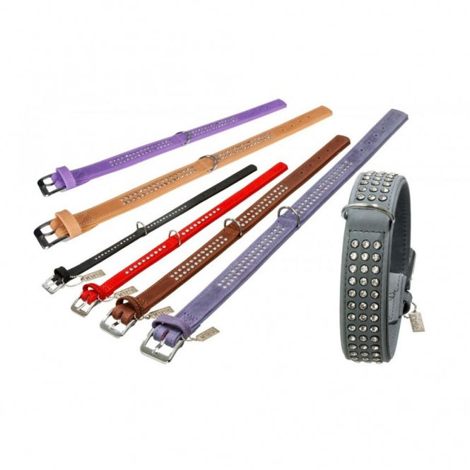 Karlie Buffalo Strass Halsband 2 reihig