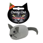 CRAZY CAT Fat Mouse Grey mit 100% Catnip