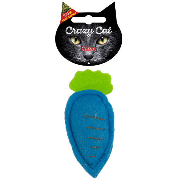 CRAZY CAT Kuschel - Karotte mit 100% Catnip