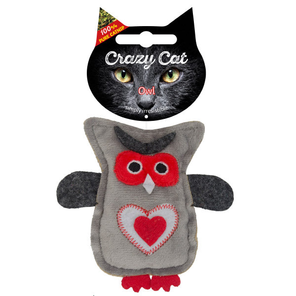 CRAZY CAT Eule mit 100% Catnip