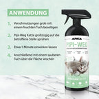 PIPI-WEG KATZE Geruchs- & Fleckenentferner