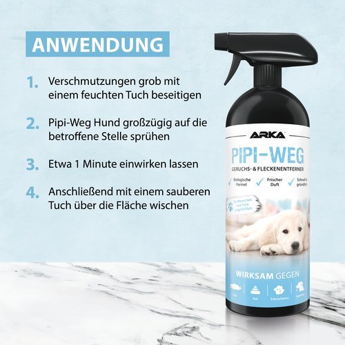 PIPI-WEG HUND Geruchs- & Fleckenentferner