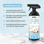 PIPI-WEG HUND Geruchs- & Fleckenentferner