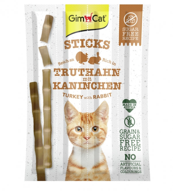 GimCat Sticks Truthahn & Kaninchen