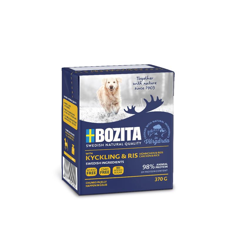 Bozita Dog Tetrapack Happen in Gelee Hühnchen & Reis