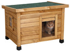 Kerbl Katzenhaus Rustica aus Holz für den Garten günstig kaufen