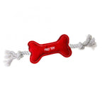 Karlie Flamingo Puppy Knochen aus Leder- / Baumwollmix