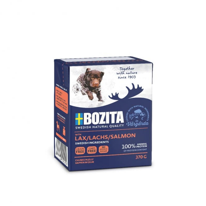 Bozita Dog Tetrapack Happen in Gelee Lachs