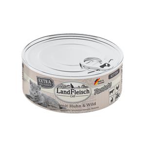Landfleisch Cat Kitten Pastete Rind + Huhn & Wild