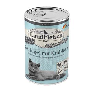Landfleisch Cat Adult Schlemmertopf mit Geflügel & Krabben