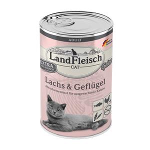 Landfleisch Cat Adult Gelee mit Lachs & Geflügel