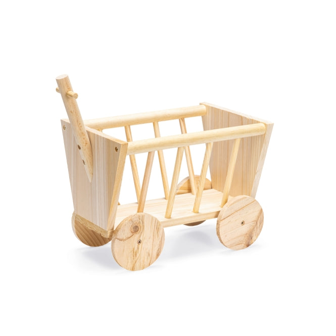 Holzheuraufe Bollerwagen