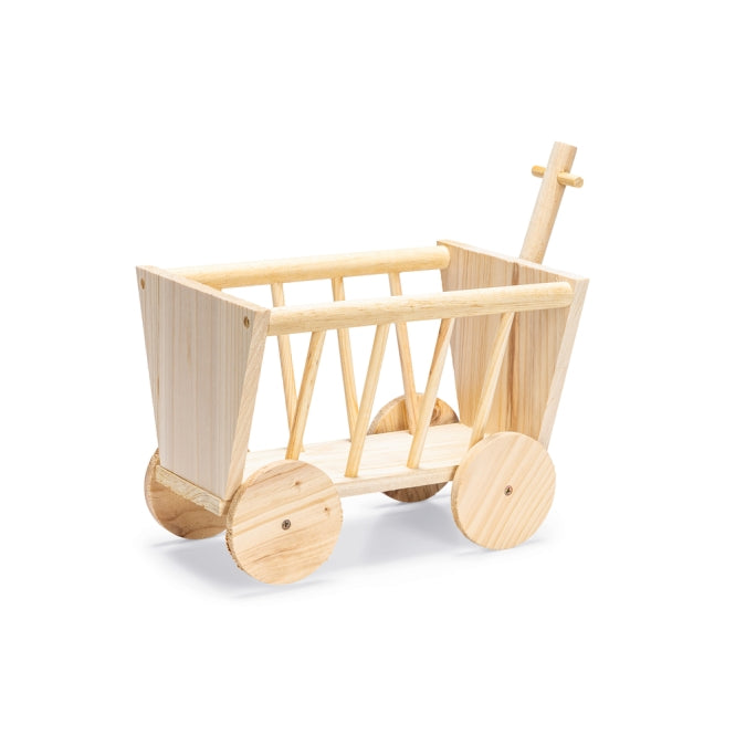 Holzheuraufe Bollerwagen