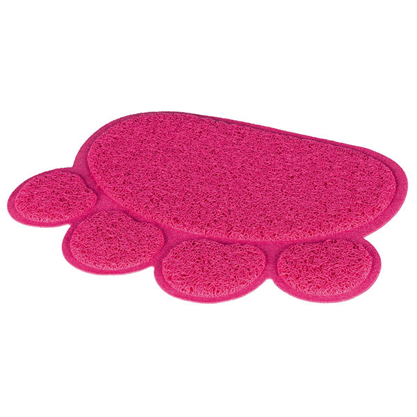 Trixie Pfoten Vorleger für Katzentoiletten Pink