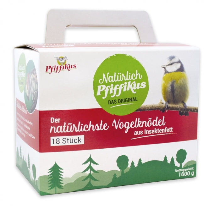 Natürliche Insektenfettknödel 18er Box