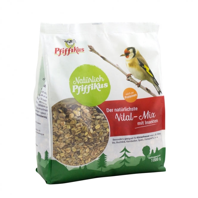 Natürlicher Vital Mix mit Insekten