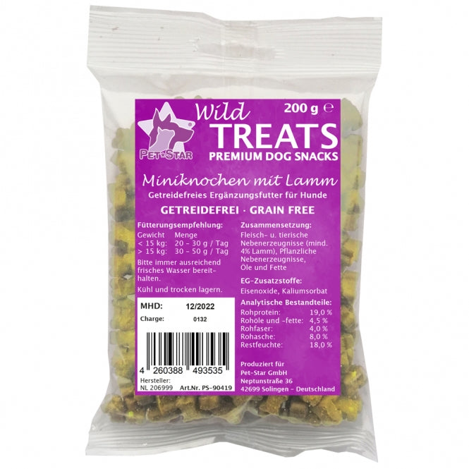 Wild Treats Miniknochen getreidefrei Lamm