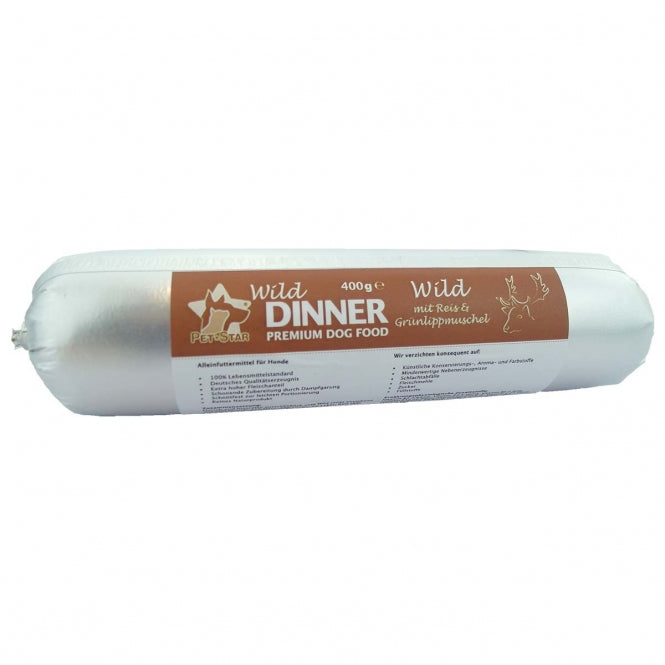 Wild Dinner Gourmet Wurst Wild + Reis