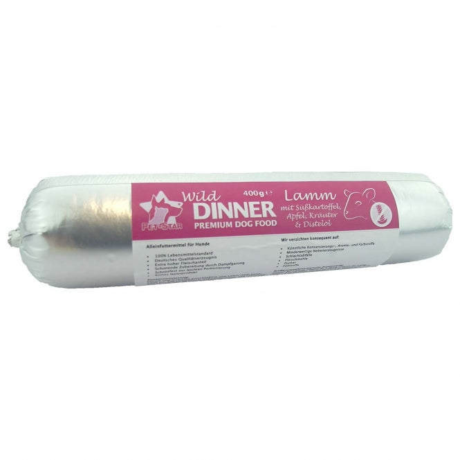 Wild Dinner Gourmet Wurst Lamm + Süßkartoffel