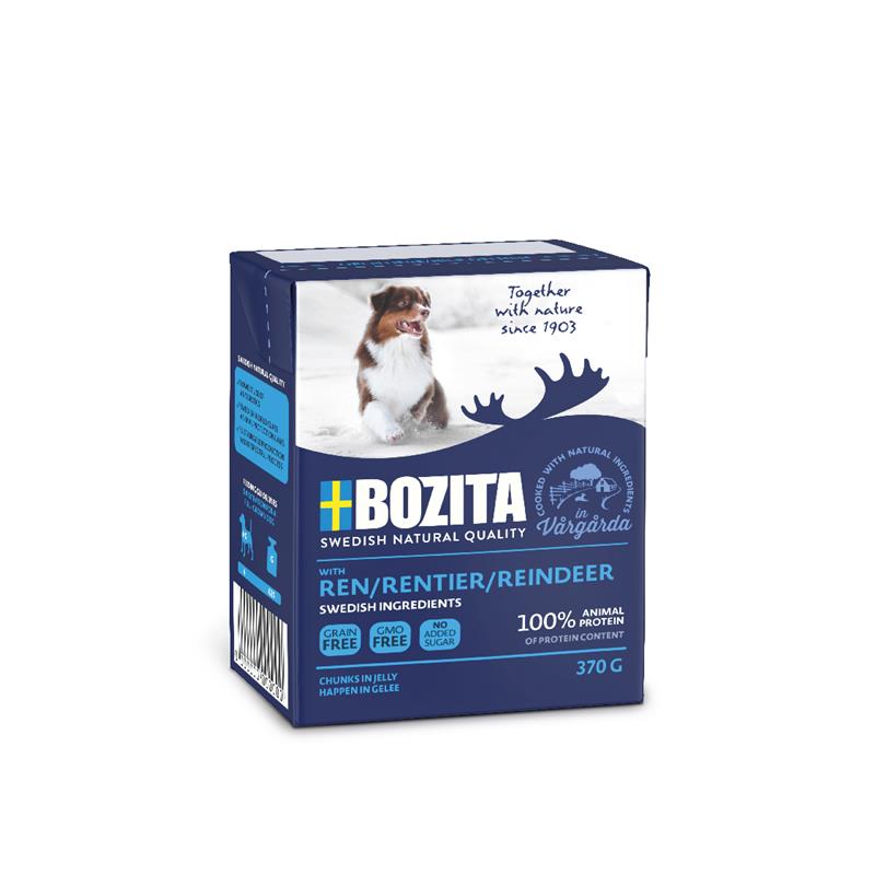 Bozita Dog Tetrapack Happen in Gelee Rentier