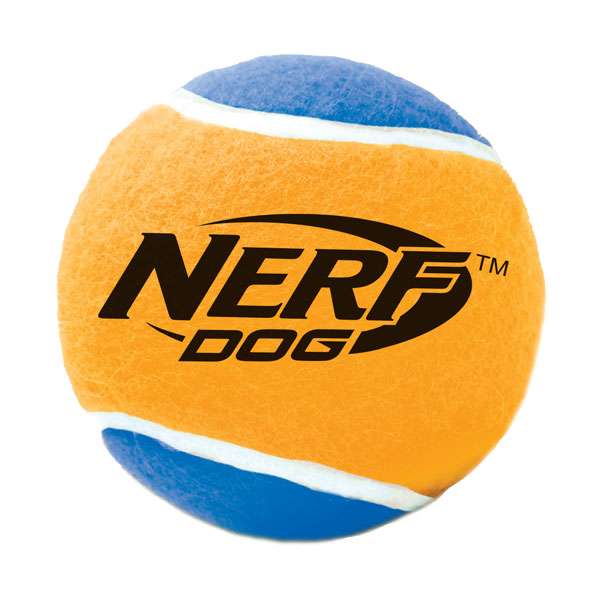 Nerf Dog Tennisball mit Quietscher – S-M / 3er Set