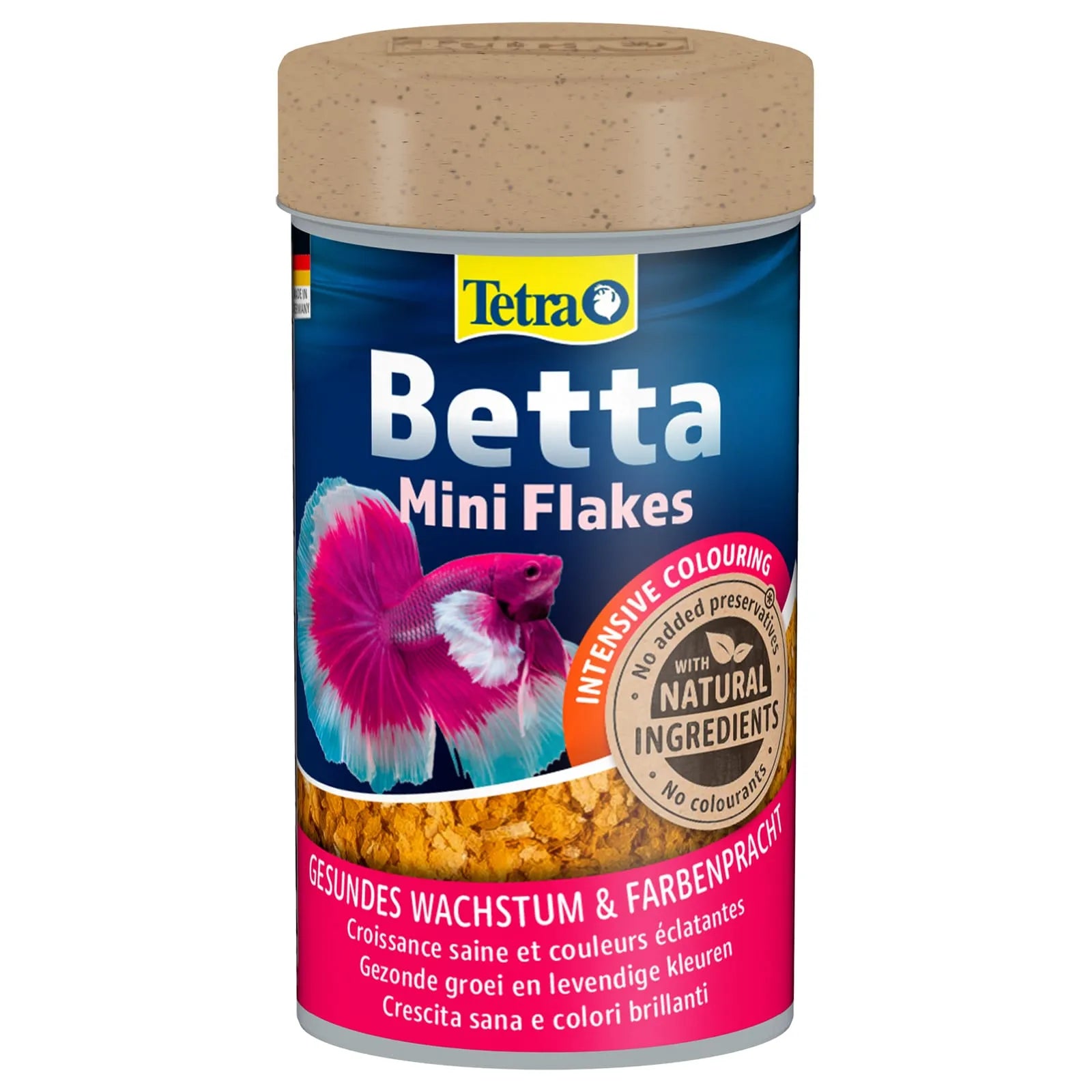 Tetra Betta ist ein hochwertiges Spezialfutter für Kampffische und andere Labyrinthfische. 