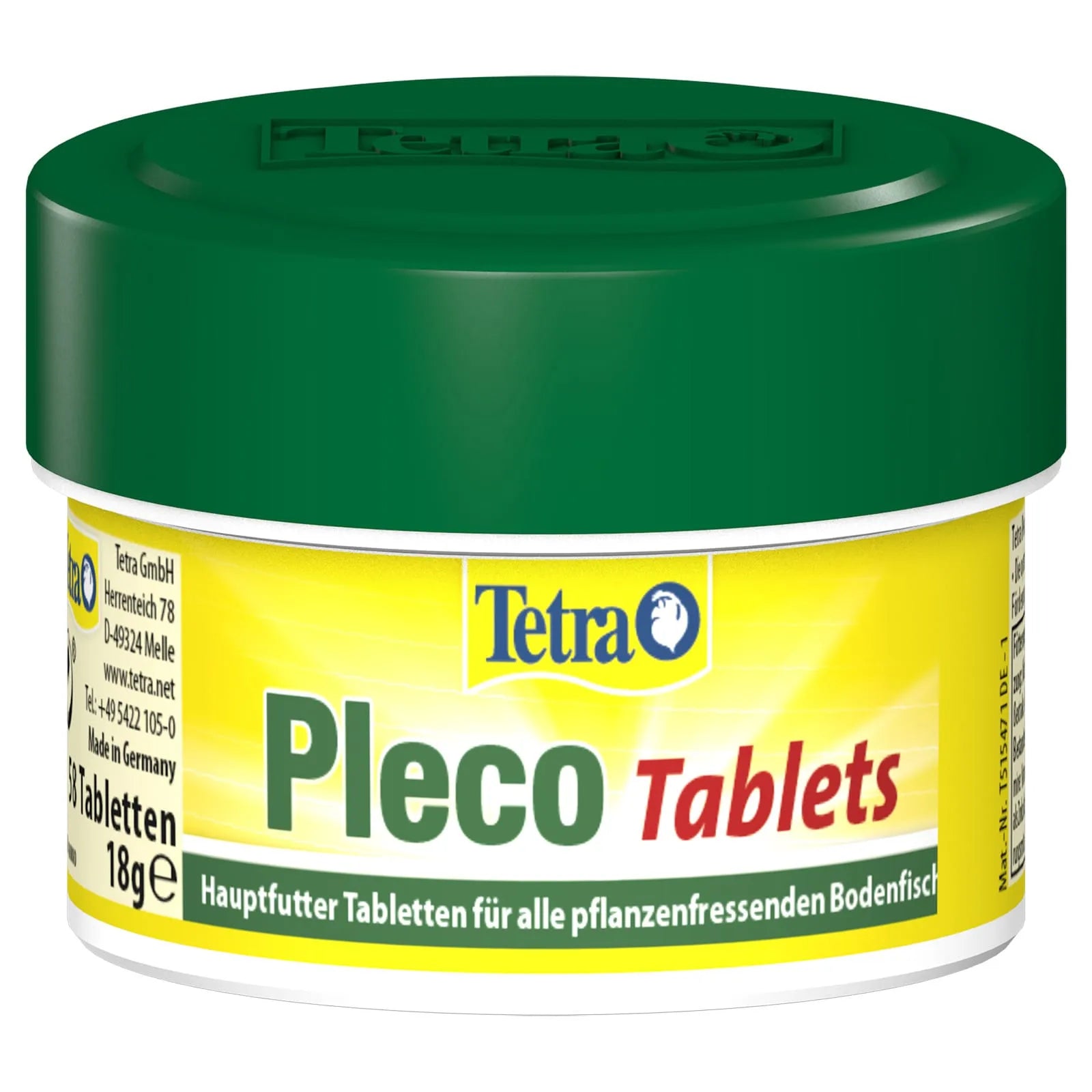 Tetra Pleco Tabs sind Futtertabletten speziell für Harnischwelse und andere bodengründige Zierfische im Aquarium.