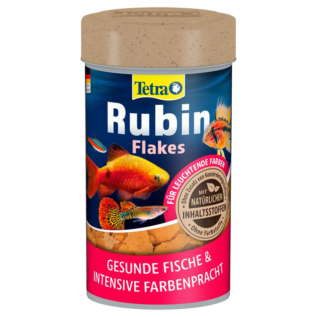 Tetra Rubin ist ein Spezialfutter für farbintensive Zierfische im Aquarium