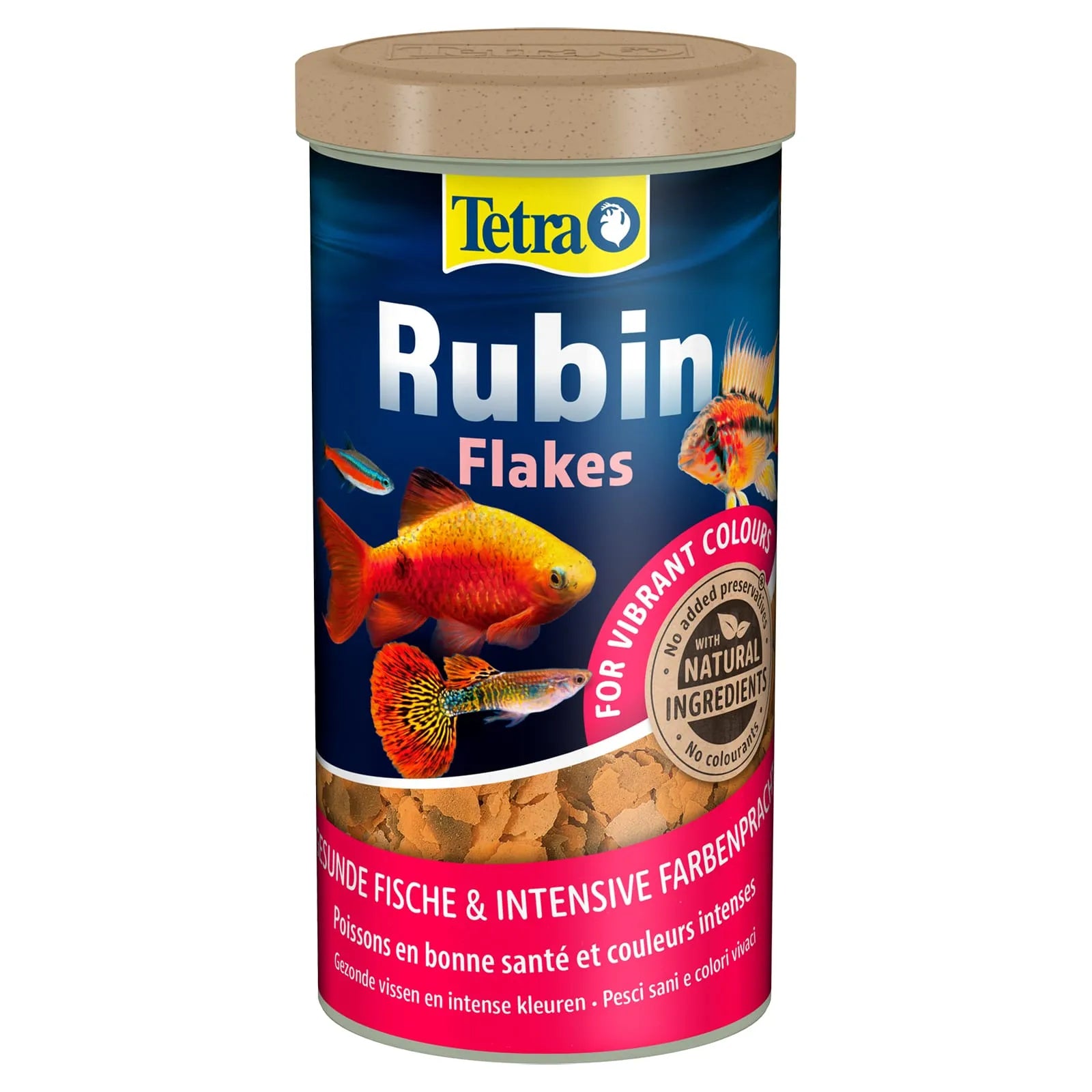 Tetra Rubin ist ein Spezialfutter für farbintensive Zierfische im Aquarium