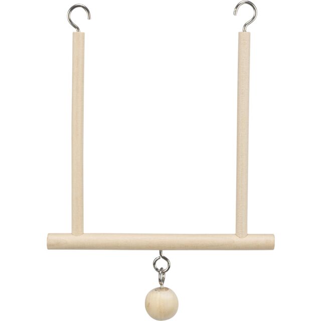 Trapezschaukel mit Holzkugel
