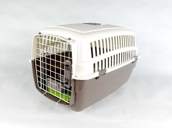 Transportbox Voyager Luxus mit Kissen + Napf