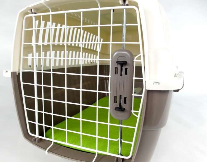 Transportbox Voyager Luxus mit Kissen + Napf