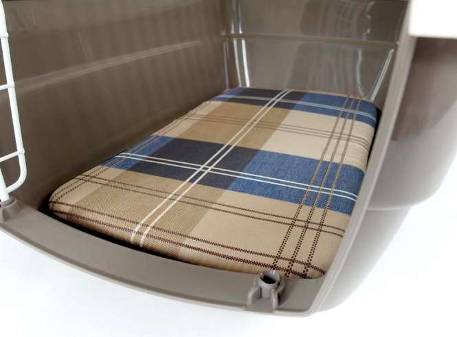 Transportbox Voyager Luxus mit Kissen + Napf